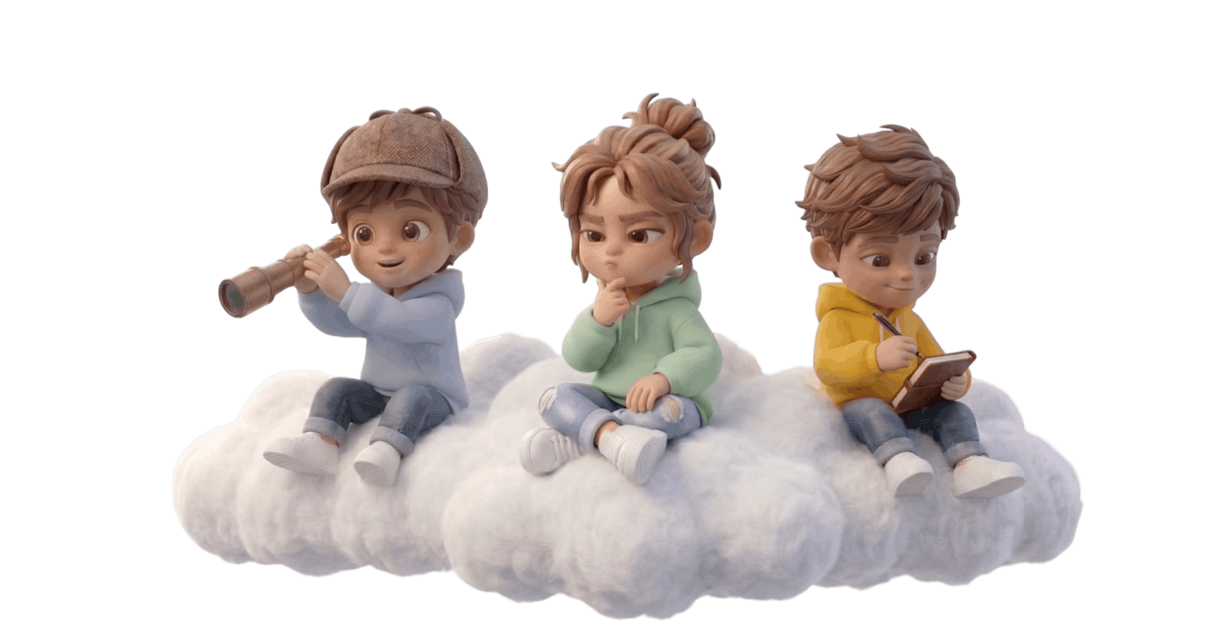 Vera, Hugo et Max, les trois agents SIGNAL